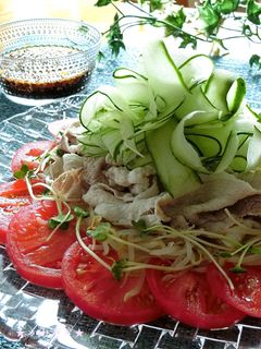 雲白肉風★中華冷しゃぶサラダ-レシピのメイン写真
