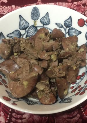 保存食-4 レバーのガーリック塩煮-レシピのメイン写真