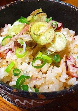 炊飯器なのにべちゃっとしない！簡単たこ飯-レシピのメイン写真