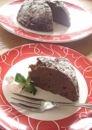 電子レンジで作る♪ チョコレートケーキ-レシピのメイン写真