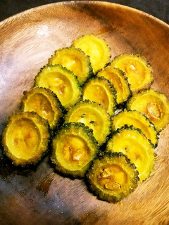 簡単!ゴーヤの輪切りDEカレー味唐揚げ♪-レシピのメイン写真