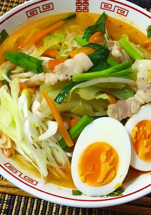おうちで簡単にお店の味！本格味噌ラーメン-レシピのメイン写真