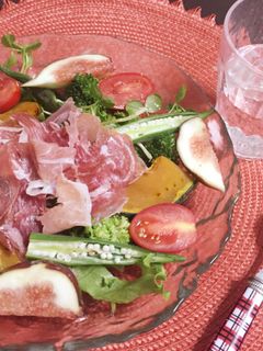 6種の野菜と生ハムのサラダ簡単レンジだけ-レシピのメイン写真