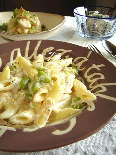 アミ海老と枝豆のミルクペンネ-レシピのメイン写真
