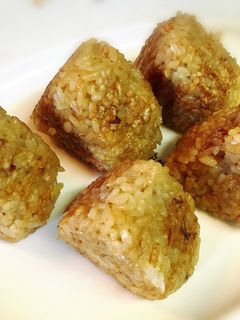 フライパンde簡単☆焼きおにぎり-レシピのメイン写真