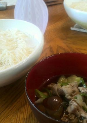 【がっつり】肉汁そうめん-レシピのメイン写真