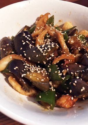 簡単！茄子ピーマン竹輪の甘味噌炒め☆-レシピのメイン写真