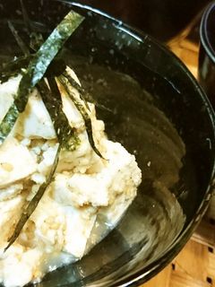 5分★簡単★アレンジ【豆腐の胡麻和え】♪-レシピのメイン写真