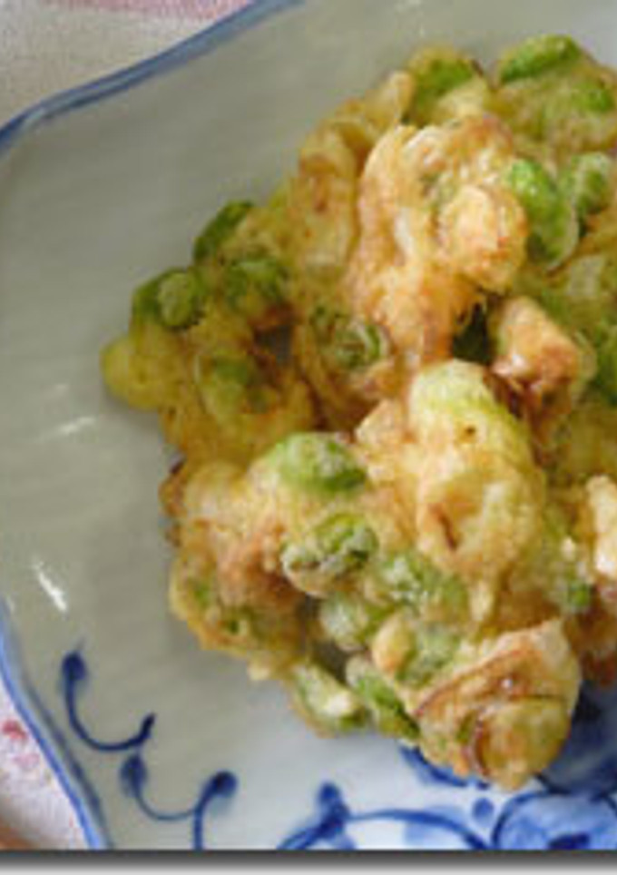 枝豆のおいしいてんぷら♪-レシピのメイン写真