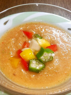 ベジローストで夏野菜たっぷりガスパッチョ-レシピのメイン写真