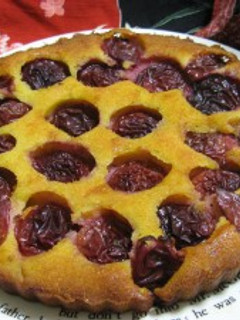スモモのアーモンドクリームケーキ-レシピのメイン写真