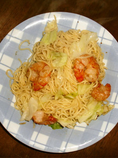 エビ塩を使ってエビ焼きそば-レシピのメイン写真