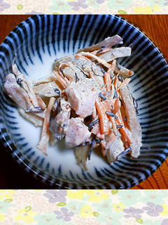 ごま香る♪ごぼうとひじきの美肌サラダ-レシピのメイン写真