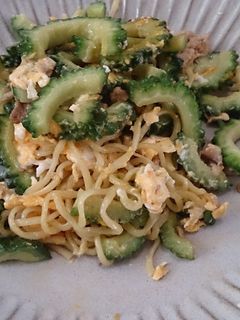 ゴーヤ好きのゴーヤ塩焼きそば-レシピのメイン写真