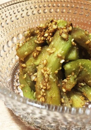 ひんやり簡単 茄子の胡麻和え-レシピのメイン写真
