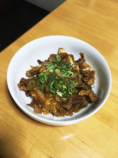 簡単!『すき焼き風』丼ぶり-レシピのメイン写真