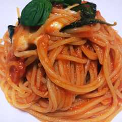 バジルとモッツァレラのトマトパスタ-レシピのメイン写真