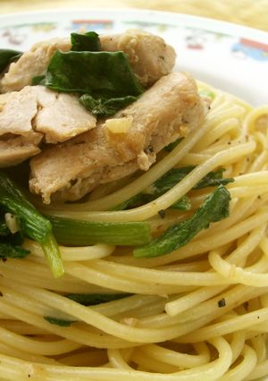 まぐろとほうれん草のパスタ-レシピのメイン写真