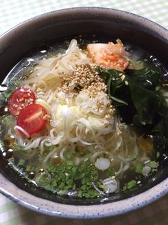 冷製即席麺(冷やしインスタントラーメン)-レシピのメイン写真