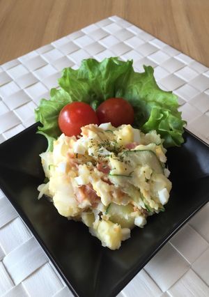コツは乾煎りするだけ香ばしいポテトサラダ-レシピのメイン写真
