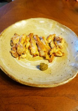 鶏モモの塩胡椒焼き☆柚子コショウ添え-レシピのメイン写真