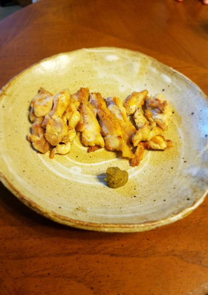 鶏モモの塩胡椒焼き☆柚子コショウ添え-レシピのメイン写真