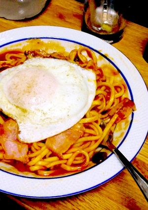余ったうどんの乾麺で？！簡単ナポリタン☆-レシピのメイン写真