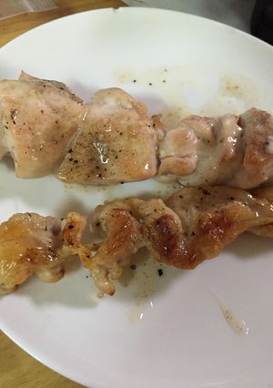 超簡単胸肉で低カロリー高タンパクな焼き鳥-レシピのメイン写真