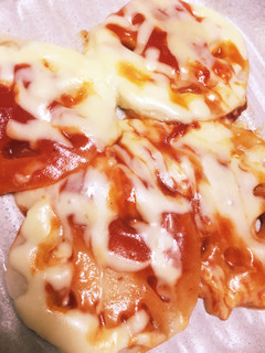 簡単シャキシャキ蓮根ピザ-レシピのメイン写真