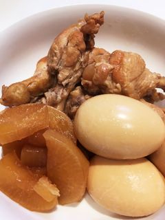 お鍋ひとつで!手羽元と大根の甘辛煮-レシピのメイン写真