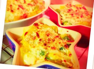 豆乳とおからパウダーのかぼちゃグラタン♪-レシピのメイン写真