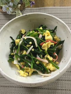 ほうれん草とカニカマのおひたし♡-レシピのメイン写真