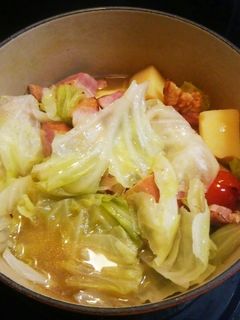 かんたん♪たっぷりベーコンの蒸しスープ-レシピのメイン写真