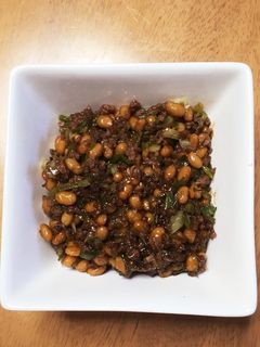 肉納豆-レシピのメイン写真