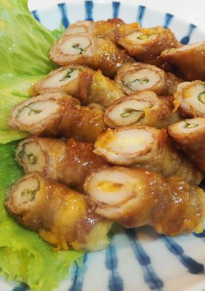 チーズちくわの豚巻き-レシピのメイン写真