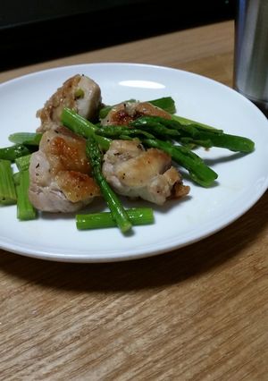 シンプルな鶏肉とアスパラの炒め物-レシピのメイン写真