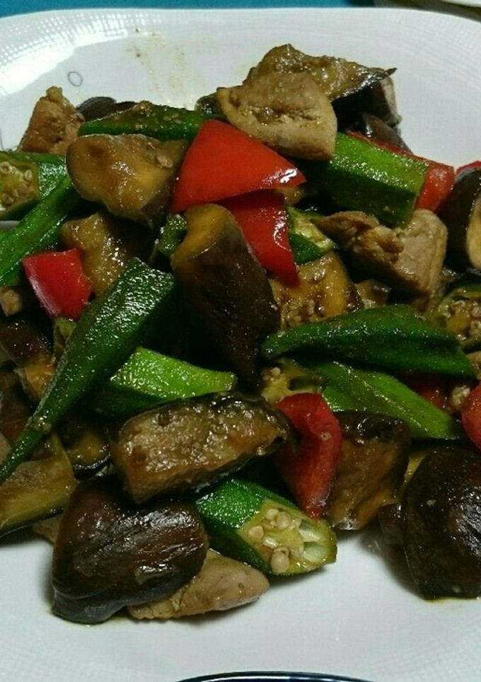 鶏肉と夏野菜の和風カレー炒め☆-レシピのメイン写真