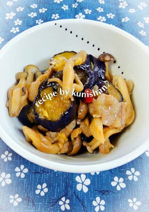 くにしゃんのナスと豚肉の旨煮♪-レシピのメイン写真