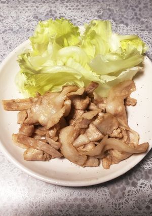 超っ早！ 薄切り豚のオイスター生姜焼き-レシピのメイン写真