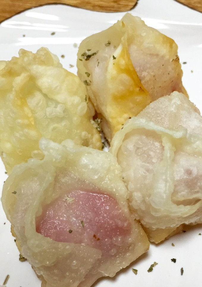 モッツァレラとプチトマトの鬼灯揚げ-レシピのメイン写真