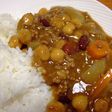 ほくほくお豆とひき肉カレー