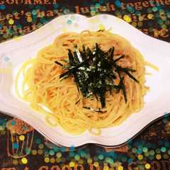 包丁不使用！ツナとなめ茸の和風パスタ-レシピのメイン写真