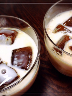 冷たい♡珈琲氷で簡単カフェラテ-レシピのメイン写真