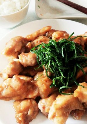 鶏ムネ肉のさっぱり梅ダレ焼き-レシピのメイン写真