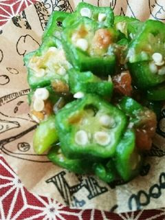 オクラのめんつゆ和え-レシピのメイン写真