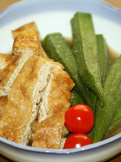 油揚とオクラの煮浸し-レシピのメイン写真