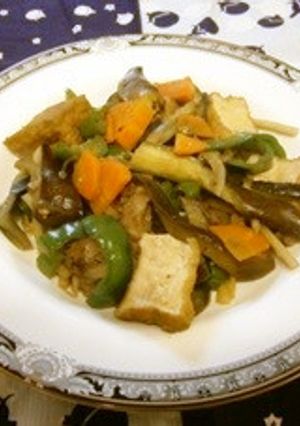 豚肉となすのピリ辛いため-レシピのメイン写真
