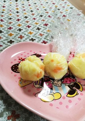 離乳食 リンゴのグラッセ入り芋きんとん☆-レシピのメイン写真