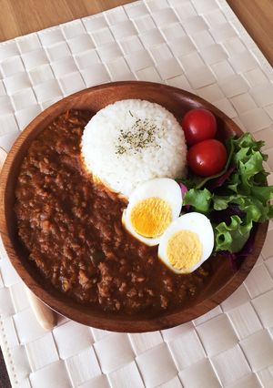 市販ルー不使用！café風キーマカレー-レシピのメイン写真