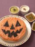 ハロウィンのジャックランタンケーキ寿司♪
